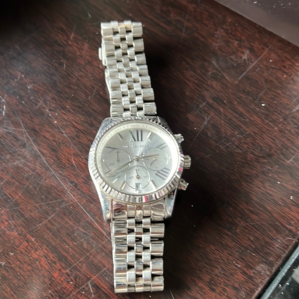 Michael Kors silver watch - medium size